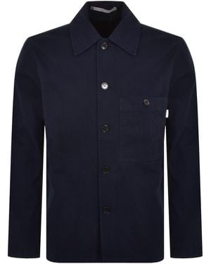 Norse Projects Standard Twill Overshirt - Blue