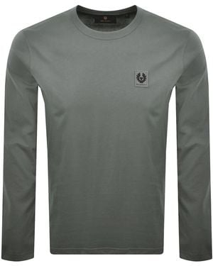 Belstaff Long Sleeve T Shirt Atlantic - Grey