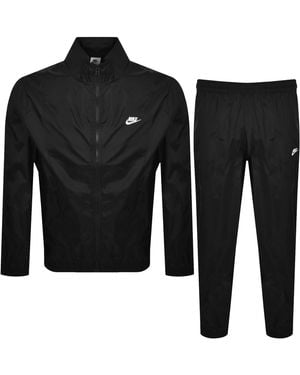 Nike Club Woven Tracksuit - Black