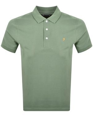 Farah Farah Blanes Polo T Shirt - Green