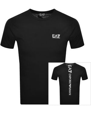 EA7 Emporio Armani Logo T Shirt - Black
