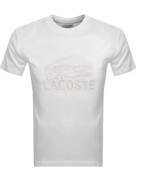 Lacoste Logo T Shirt - White