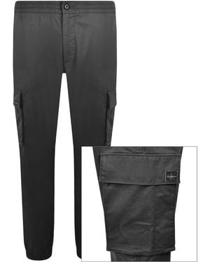 Calvin Klein Jeans Skinny Fit Cargo Trousers - Grey