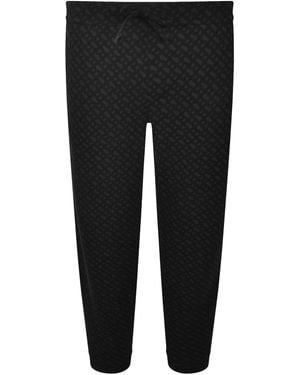 BOSS BUSINESS Boss Waffle All Over Print Sweatpants - Black