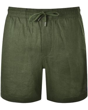 Ralph Lauren Linen Prepster Shorts - Green