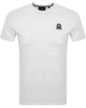 Sandbanks Badge Logo T Shirt - White