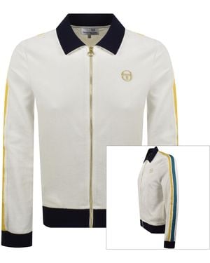Sergio Tacchini Monte Velour Track Jacket - White