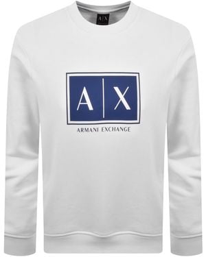 ARMANI EXCHANGE Logo Sweatshirt - Grey