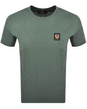 Belstaff Logo T Shirt - Green
