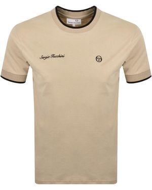 Sergio Tacchini Conte T Shirt Peyote - Natural