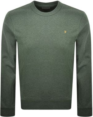 Farah Farah Hemming Sweatshirt Rosemary - Green