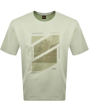 BOSS Boss Te Journey T Shirt - Green