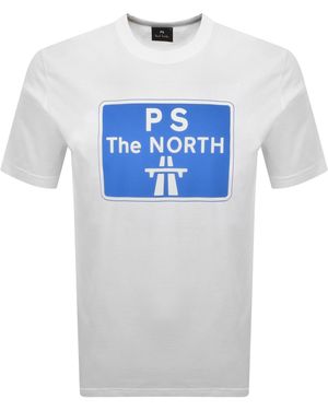 Paul Smith The North T Shirt - Blue