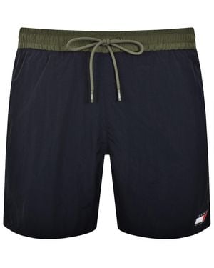 Tommy Hilfiger Slim Fit Swim Shorts - Blue