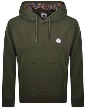 Pretty Green Logo Hoodie - Green