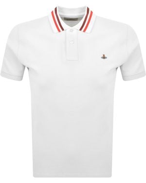 Vivienne Westwood Logo Polo T Shirt - White