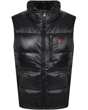 Ralph Lauren Full Zip Gilet - Black