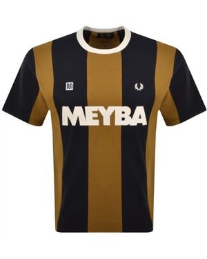 Fred Perry X Meyba T Shirt Laurel - Black
