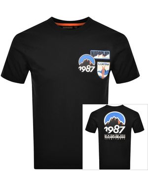 Napapijri S-Montepiana T Shirt - Black