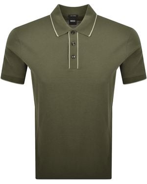 BOSS BUSINESS Boss H Parlay 81 Polo - Green