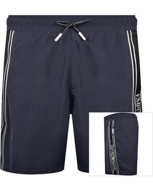 Armani Emporio Boxer Swim Shorts - Blue
