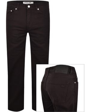 Lacoste Straight Fit Jeans - Black