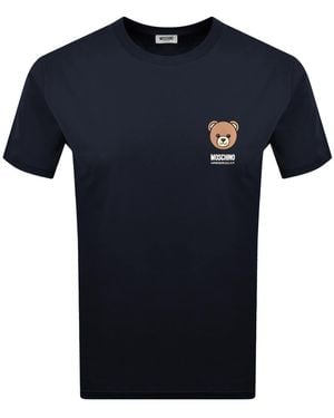 Moschino Bear T Shirt - Blue