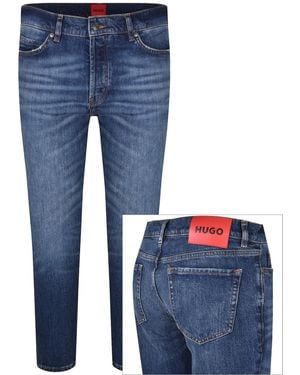 HUGO 634 Tapered Fit Jeans Mid Wash - Blue