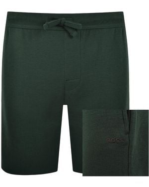 BOSS BUSINESS Boss Waffle Shorts Dark - Green