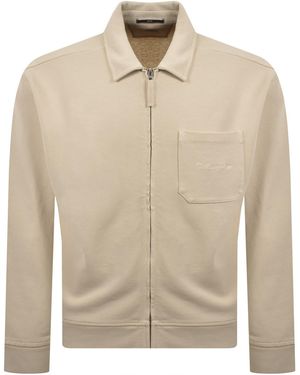 C.P. Company Cp Company Full Zip Sweatshirt - Natural