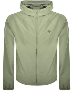 Fred Perry Taslan Shell Jacket - Green