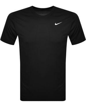 Nike Training Dri Fit Logo T Shirt - Black