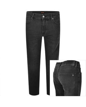 BOSS Boss Onyx Slim Tapered Fit Jeans - Grey