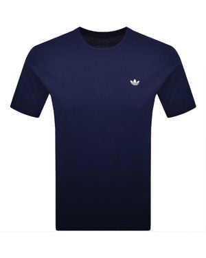 adidas Originals Adidas Essential Trefoil T Shirt - Blue