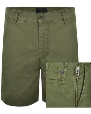 Belstaff Rally Shorts Dark Surplus - Green