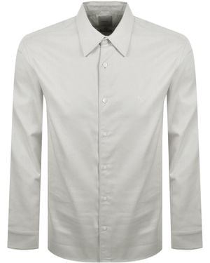 Calvin Klein Easy Fit Flannel Shirt - Grey