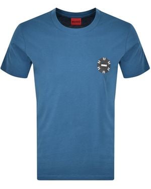HUGO Datril T Shirt - Blue