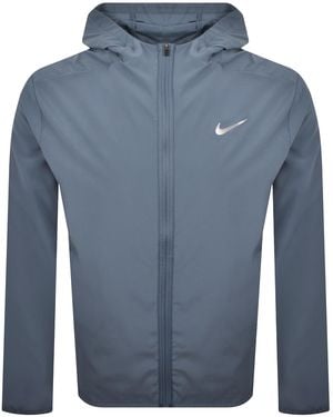 Nike Training Hooded Fitness Jacket - Blue