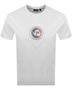 Napapijri S-Phos T Shirt - White