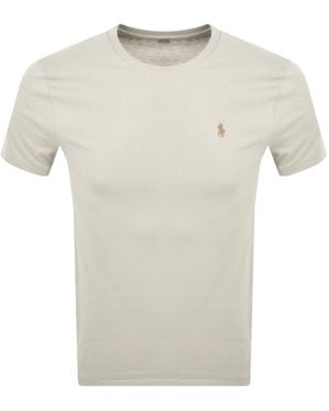Ralph Lauren Crew Neck Slim Fit T Shirt - White