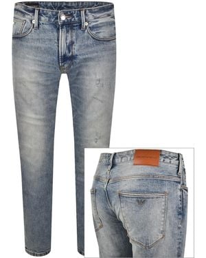 Armani Emporio J06 Slim Fit Jeans - Blue