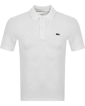 Lacoste Short Sleeved Polo T Shirt - White