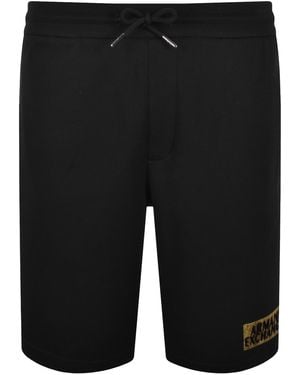 ARMANI EXCHANGE Jersey Shorts - Black