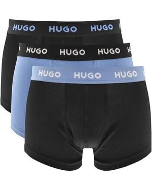 HUGO 3 Pack Trunks - Black
