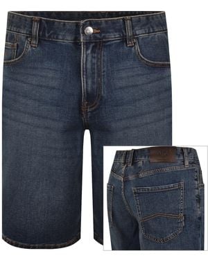 ARMANI EXCHANGE J65 Slim Denim Shorts - Blue