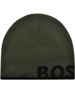 BOSS Boss Reviso Wool Blend Beanie - Green