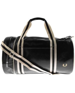 Fred Perry Classic Barrel Bag - Black