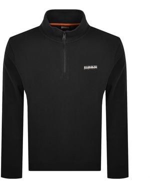 Napapijri B Box Half Zip Sweatshirt - Black