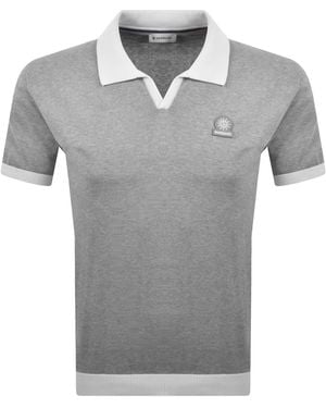 Sandbanks Revere Collar Polo - Grey