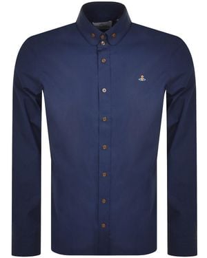 Vivienne Westwood Krall Long Sleeved Shirt - Blue